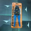 Ratchet Crimper Plier HS-30J Insulated Cable Terminals Crimping Tools Use for 1-2.5-6 mm² (20-10 AWG) Blue. 