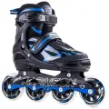 Inline Skates Roller Skating Shoes For Adults Adjustable Inline Skates,Outdoor Roller Blades with Full Light Up Illuminating Wheels for Kids Adults Women and Men. 