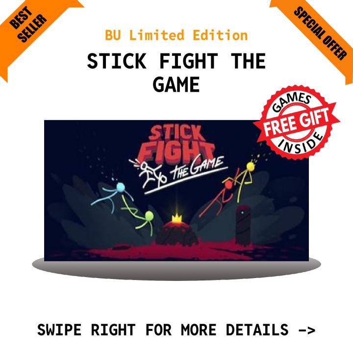 STICK FIGHT THE GAME Game for PC - with complete Installation Guide - GoogleDrive/MediaFire Download - QR Codes + 1 Extra free Game
