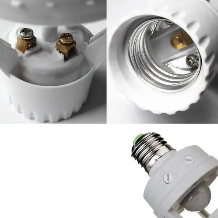 "360%C2%B0%20Smart%20PIR%20Motion%20Sensor%20Bulb%20Holder%20%7C%20Automatic%20E27%20Light%20Socket%20Adapter%20with%20Adjustable%20Timer%20&%20Lux%20Control%20%7C%20Energy%20Saving%20Lamp%20Base%20for%20Home%20&%20Office"%20-%20Image%203