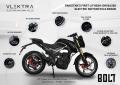 VLEKTRA BOLT | 2000W | Electric motorcycle | Yellow/Black/Green. 