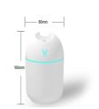 MS - 250ML Mini Humidifier Aroma Essential Oil Diffuser Home Car USB Ultrasonic Fogger with LED Light Diffuser for Night Lamp - 1 Piece. 