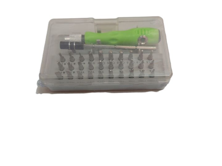 Magnetic adjustable length 32-in-1 Mini Precision Screwdrivers Set bits with Case With flexible bar | Repair Tool Kit for mobile , laptop, electronic devices