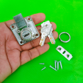 Drawer Lock Furniture Desk Cabinet Lock With Computer Keys 3/4 Chrome High Quality. 