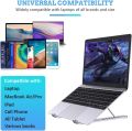 High Quality Laptop Stand - Adjustable Portable Laptop Stand For Desk - Foldable Plastic Laptop Stand Notebook Stand lightweight - Non-slip Stand For Laptop And Tablet. 