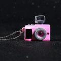 Retro Punk Flash Camera Pendant Necklace/Glow Sounding Mini Kids Toy Nnecklet. 