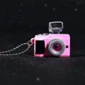 Retro Punk Flash Camera Pendant Necklace/Glow Sounding Mini Kids Toy Nnecklet. 