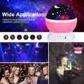 Night Light Starry Sky Projector Baby Light 360° Rotation LED Star Light Lamp Starry Sky Projector with 8 Color Lights Projection Perfect Gift for Babies and Children. 