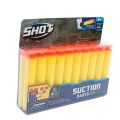 Nerf Bullets Dart Gun Game - Pack of 20 Suction Sponge Soft Smooth Safe Vacuum Silicone Foam Bullets for Toy Bullets For Gun = Soft Darts  -Airguns by WINTOYS. 