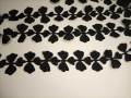 black lace per yard laces for clothes ,fancy lace designers lace for dress. 