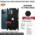 APPLE IPHONE 13 PRO MAX FULL BACK 360 premium Protection Skin Wrap full cover Premium Quality. 