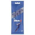 Gillette G2 Shaving Razor Bag of 3. 