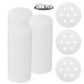200Pcs/Set Round Dumplings Mat Steamer Paper Non Stick Pads Baking Pastry Dim Sum Paper Under Steam Mat Kitchen Cooking Tools. 