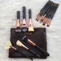 Zoeva 15 PCS Makeup Brushes With Premium Leather Pouch. 