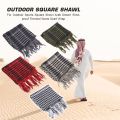 Outdoor Square Shawl Arab Desert Windproof Thermal Scarf Wrap for Men Women. 