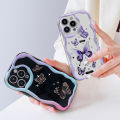YYDS for Realme 7 Narzo 20 Pro Back Cover Cartoon Butterfly Case Cream Texture Wavy Edge Soft Silicone Mobile Cover. 