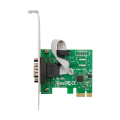 Expansion Card ST328 PCIe X1 AX99100 1S DB-9 Pin RS232 Industrial COM Port Multi-Function Convenient Expansion Card Durable Easy to Use. 