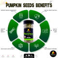 Premium Pumpkin Seeds Without Shell (120g) - Kadu Ke Beej - Fresh & Organic Green Pepitas for Eating. 