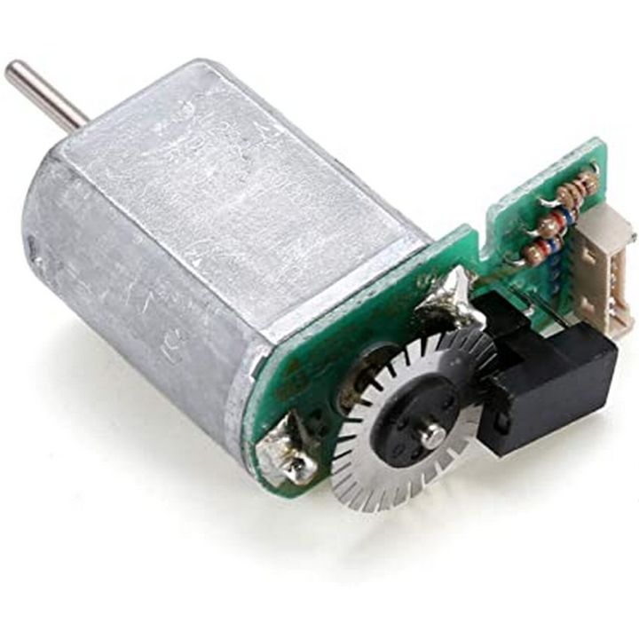 Small 12V DC Motor with Optical Encoder Sensor - Current 40mA