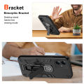 For Motorola Moto G14 Case Hard With Stand Magnetic Shockproof Protective Back Cover Case. 