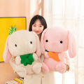 Net red large rabbit plush toy sleeping pillow clip leg rag doll girl doll cute big doll super soft. 