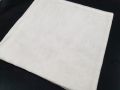 Gents Romal White Pure Cotton 132"×132' Plain Parna Scarve. 