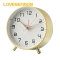 Retro Alarm Clock Vintage Analog Alarm Clock with Night Light Silent Snooze Function Battery Operated Bedroom Clock Silent Alarm Clock. 