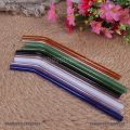 ATD 1PC Reusable Glass Drinking Straws Bent Pyrex Glass Straws Bent Glass Tube. 