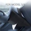 For Tesla Model 3 Y S Car Tissue Box Hidden Behind Screen Napkin Paper Holder Interior Storage Bag Car Accessories. 