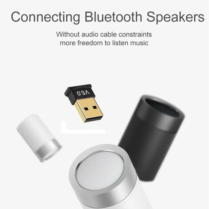 USB Bluetooth dongle 5.0 for pc, for laptop, Adapter Transmitter Bluetooth Receiver Audio V5.0 Bluetooth Dongle Wireless USB Adapter for Computer PC Laptop, Bluetooth Dongle & Adapter for PC high quality, Speaker, Headset, Keyboard, Mouse, Game Controller