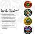 Fridge Magnets - Cultural, Handicraft, Traditional, 3 and 5 Pcs Sets. 