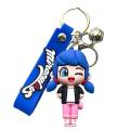 Cartoon Miracle Girl Keychain Cute Exquisite Doll Bag Charm Anime Peripheral Car Keychain Wholesale. 