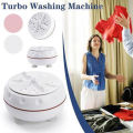 Mini Personal Rotary Washing Machine, Portable Ultrasonic Turbine Technology, USB Washing Machine Personal Laundry Washer Travel Accessories. 