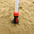 BRADOO-Beach Umbrella Sand Anchor Outdoor Camping Grass Auger Spiral Stand Storage Holder Heavy Duty Patio Lawn Home Garden. 
