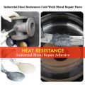 NEW Industrial Heat Resistance Cold Weld Metal Repair Paste Adhesive for Cracks. 