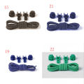 1Set Stretching Lock Lace 25 Colors Shoe Laces Elastic Sneaker Shoelaces Shoestrings Running Jogging Triathlon. 