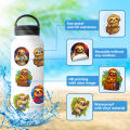 Diy Craft Sticker 50pcs Cute Cartoon Sloth Stickers Waterproof Vinyl Decals for Water Bottles Laptops Skateboards Diverse Animal Patterns Diy Art Decorative Graffiti Stickers Ideal for Scrapbooking. 