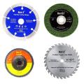 Cutting Wheels combo for angle grinders - 4 inch grinding wheels/discs for cutting wood, marble, granite and metal cutting/polishing (Set of 4). 