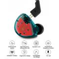 KZ ES4 Earphones Dual Drivers In-Ear Headphones Earbuds Hifi Stereo Deep Bass Earbuds with Hybrid Driver for Running,Jogging,Walking (Mic/no Mic). 