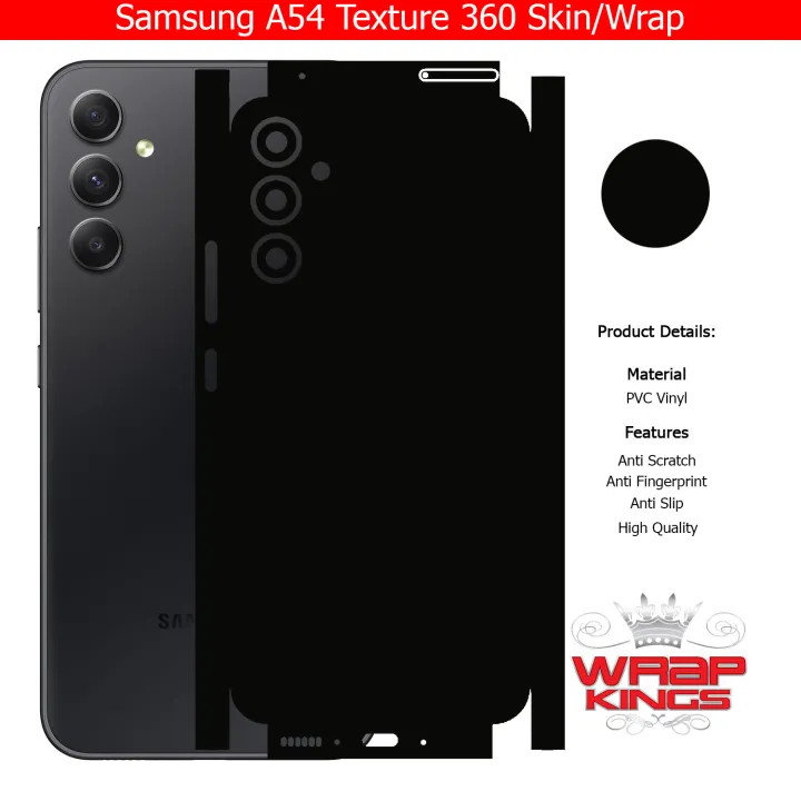 Samsung%20Galaxy%20A54%20Skin/Wrap%20360%20Protection%20Sheet/%20Carbon%20fiber/%20Matte/%20Transparent/%20Lamination%20Back%20And%20Sides%20Included%20Camera%20Skin%20-%20Image%205