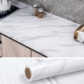 60*200 cm Original Kitchen Marble Sheet Self Adhesive Black & White Marble Sheet for Kitchen  Anti Oil Water Proof & Heat Resistant Sheet For Countertops Wall Sticker DIY Sheet Wall Paper PVC Decorative Sheet. 