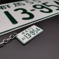 Car Japanese License Plate Keychain 3D Number Plate Keyring JDM Racing For Tokyo Osaka Metal Key Ring Auto Key Chain Accessories. 