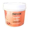 PRIMOR Almond & Honey Exfoliating Scrub – Deep Nourishing & Skin Brightening | Squeaky Clean White Glow | Professional Skincare Formula (500ml). 