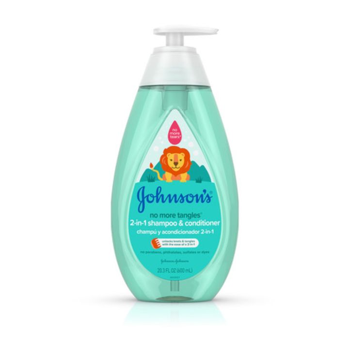 2 IN 1 BABY SHAMPOO AND CONDITIONER NO MORE TANGLES WITH PUMP 600ML USA
