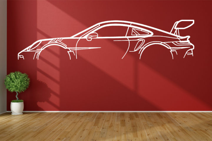 Car Silhouette Wall Art Sticker Vinyl Home Decor Automotive Service Center Garage Car Beauty Shop Decoration Decals Murals