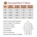 Custom-made Oversized Men's T-Shirts. 