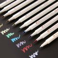 10 Colors STA Metallic Marker Pen Scrapbooking Crafts Card Making Brush Round Head Art Pen Drawing Stationery Office Supplies. 