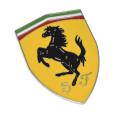 3D Fe rrari Yellow Badge Emblem Sticker Decal for Fe rrari Car Bike SUV Mobile Laptop (7.5 x 5.3 cm). 