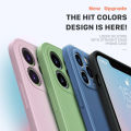 Luxury Original Liquid Silicone Case for iPhone 11 Pro Max Cases Square Phone Cover Protective Soft Bumper. 