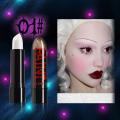 Halloween Matte Lipstick Dark Black Vampire Olive Green Creative Halloween Makeup Face Body Painting. 